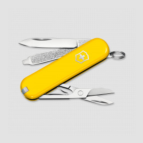 Нож швейцарский складной Classic SD Sunny Side, 7 функций, 4 см, VICTORINOX, Швейцария, VICTORINOX Swiss Army Keychain