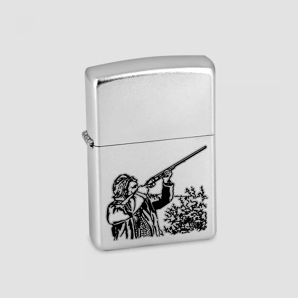 Зажигалка Hunter Satin Chrome, ZIPPO, США