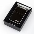 Зажигалка ZIPPO Classic с покрытием Black Ice, латунь/сталь, чёрная, глянцевая, ZIPPO, США_00781500037649791902.jpg