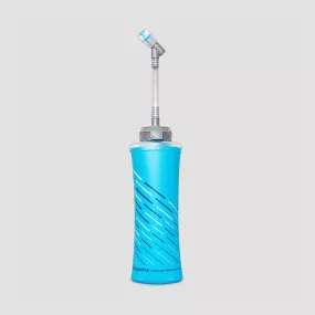 Бутылка для воды с трубкой мягкая Ultraflask, 600 мл, голубой, HydraPak, США, Бутылки для воды HYDRAPAK