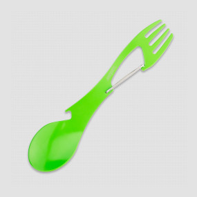 Вилка - ложка Kershaw Ration XL Fork Spoon Tool (Spring Green), 18,6 см, KERSHAW, США, Дорожные аксессуары