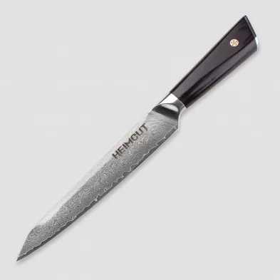 Нож кухонный для тонкой нарезки, 20 см, Triangle Damascus, HEIMCUT, Россия, 
