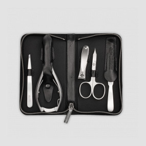 Набор маникюрный в кожаном футляре, 5 предметов, ERBE, Германия, ERBE (Германия)