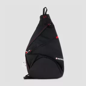 Рюкзак на одно плечо SLING BAG, объем: 7 л, размер: 45 х 25 х 15 см, материал: полиэстер, цвет: черный, WENGER, Швейцария, Рюкзаки WENGER