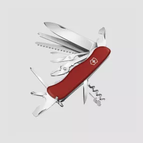 Нож швейцарский многофункциональный складной WorkChamp, 21 функций, 8.4 см, VICTORINOX, Швейцария, Швейцарский нож