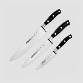 Набор из 3-х кухонных ножей поварская тройка, серия Riviera, ARCOS, Испания, Наборы ножей "Поварская тройка" 