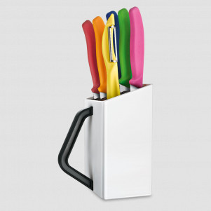 Набор из 6 кухонных ножей в подставке Swiss Classic, VICTORINOX, Швейцария, Наборы ножей 6 предметов