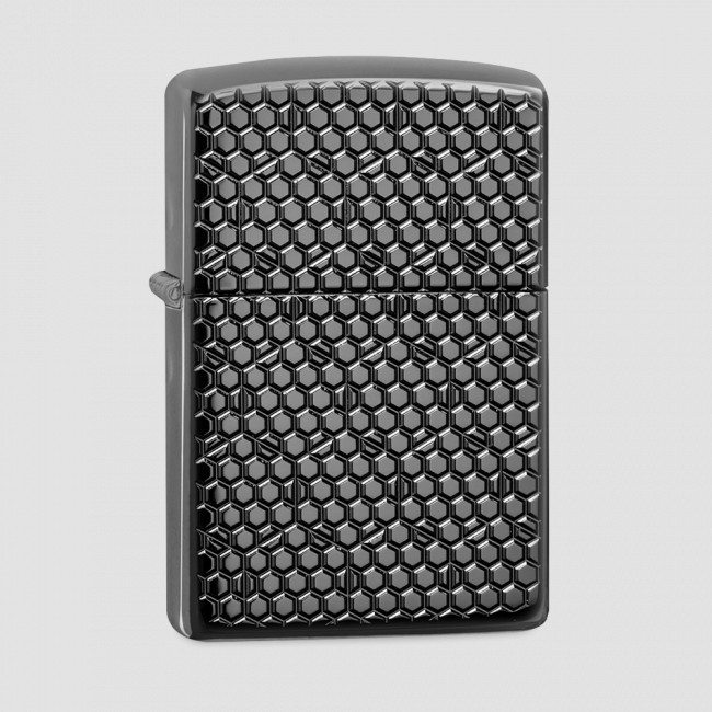 Зажигалка Armor Hexagon Design Black Ice, ZIPPO, США