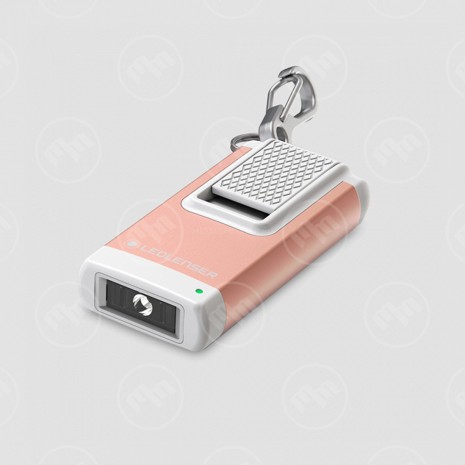 Фонарь - брелок светодиодный перезаряжаемый K4R, цвет розовый, LED LENSER, Германия