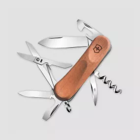 Нож швейцарский многофункциональный складной EvoWood 14 12 функций, 6.5 см, VICTORINOX, Швейцария, Швейцарский нож