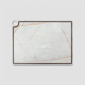 Доска разделочная c желобом, 42 х 31см, мраморный Грейс, композитный материал, серия ProFashion, ComposeEat, Россия, COMPOSE EAT (Россия)