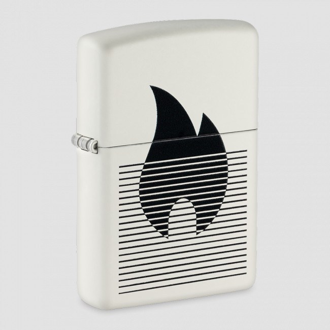Зажигалка бензиновая Flame Gradient Design White Matte, ZIPPO, США