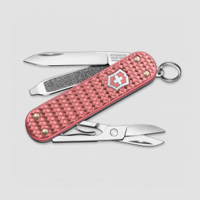Нож швейцарский складной Classic SD Precious Alox Gentle Rose, 5 функций, 4 см, VICTORINOX, Швейцария, VICTORINOX Swiss Army Keychain