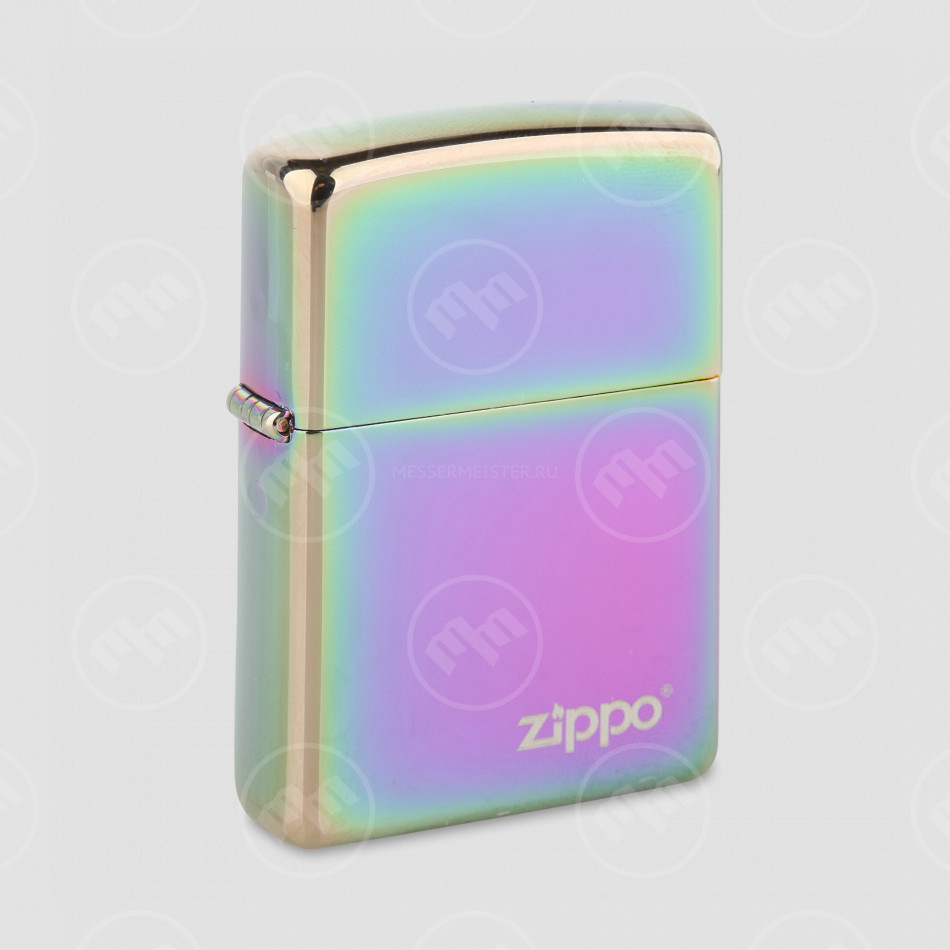 Зажигалка ZIPPO Classic с покрытием Spectrum, латунь/сталь, разноцветная, глянцевая, ZIPPO, США