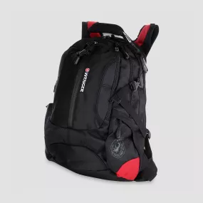 Рюкзак Large volume daypack с отделением для ноутбука 15, 50 х 36 х 17 см, 30 л, черный/красный, WENGER, Швейцария, Рюкзаки WENGER