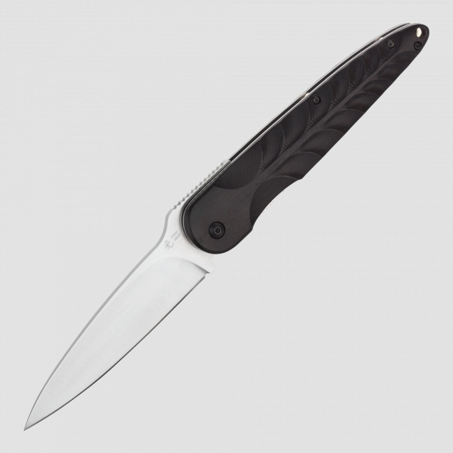 Нож складной Tactical Mino Kami, Ebony Wood Handles, HIKARI, Япония
