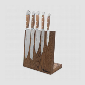 Набор из 5-ти кухонных ножей на подставке, серия Alpha Fasseiche, GUDE, Германия, GUDE (Германия)