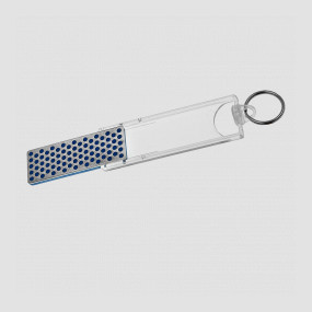 Точилка складная карманная -брелок DMT Mini-Sharp, с желобом для заточки рыболовных крючков Coarse (325 mesh, 45 micron), DMT, США, Точилки карманные