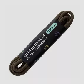 Шнурки из паракорда, 100 см, хаки, CORD, Россия, Шнурки CORD