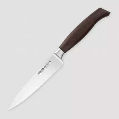 Нож универсальный, 16 см, серия Ergo Line Smoked Oak, BERGER CUTLERY, Германия, 