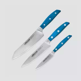 Набор из 3-х кухонных ножей поварская тройка, серия Brooklyn, ARCOS, Испания, Наборы кухонных ножей Arcos