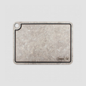 Доска композитная разделочная с желобом, 29x20 см, серый мрамор, серия Elegance, ComposeEat, Россия, COMPOSE EAT (Россия)