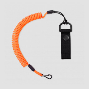 Тренчик страховочный из паракорда с креплением на ремень и карабином orange, CORD, Россия, Аксессуары CORD