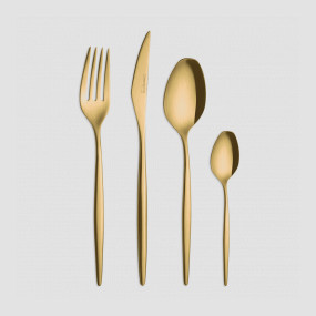 Набор столовых приборов на 6 персон, 24 предмета, цвет золото,серия Rabat, CRISTEMA, Португалия, Акции