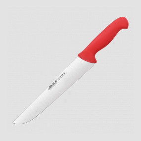 Нож кухонный для разделки 25 см, рукоять - красная, серия 2900, ARCOS, Испания, Ножи разделочные