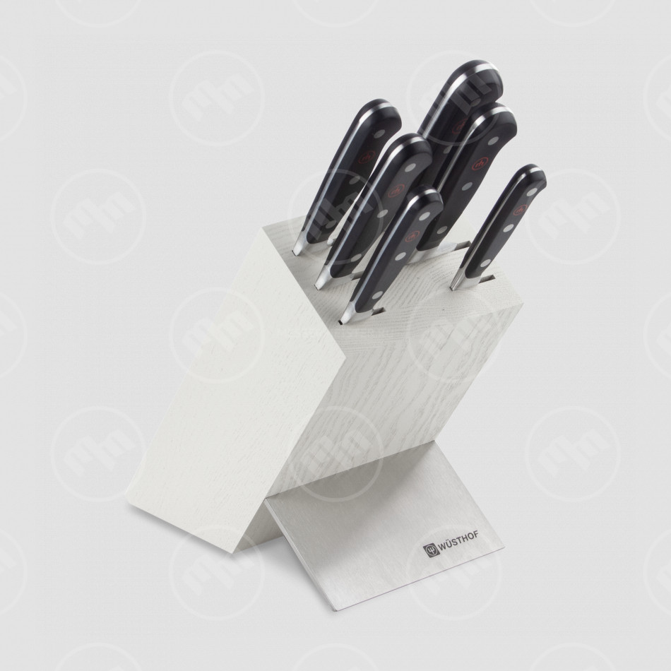 Набор кухонных ножей 6 штук в деревянной подставке, серия Classic, WUESTHOF, Германия
