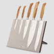 Набор кухонных ножей, 5 штук, на магнитной подставке ComposeEat, Ergo Line Olive, серия Ergo Line Olive, BERGER CUTLERY, Германия_00819160044620284435.jpg