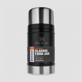 Термос для еды Classic, объем: 700 мл, цвет черный, STANLEY, США, Походная посуда
