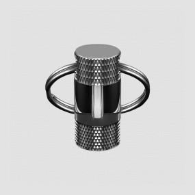 Брелок - кольцо для ключей с тритиевой белой светящейся вставкой, BOKER, Германия, Аксессуары