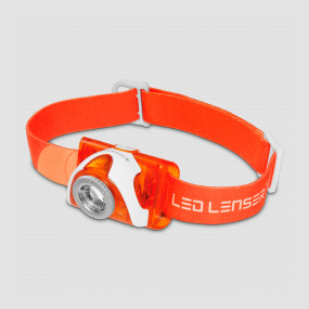 Фонарь налобный, цвет: оранжевый, 6104, LED LENSER, Германия, Налобные фонари LED LENSER