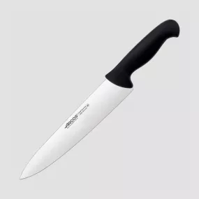 Нож кухонный поварской 25 см, рукоять черная, серия 2900, ARCOS, Испания, Ножи поварские