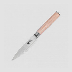 Нож кухонный, для чистки овощей и фруктов, 9.0 см, 32 слоя, серия Shun Classic White, KAI, Япония, KAI (Япония)