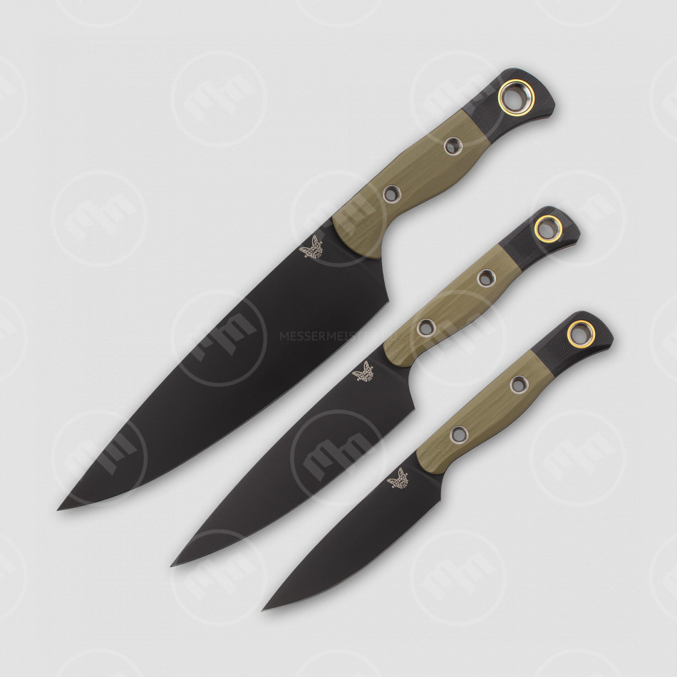 Набор кухонных ножей поварская тройка, BENCHMADE, США