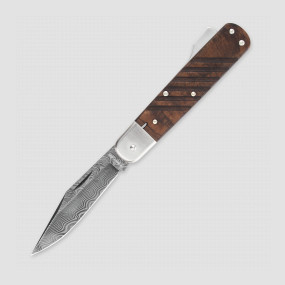 Нож складной 98K Damast, 8,4 см, BOKER, Германия, Складные ножи из дамасской стали