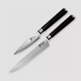 Набор из 2-х кухонных ножей, 9.0 и 15 см, 32 слоя, серия Shun Classic, KAI, Япония, KAI (Япония)