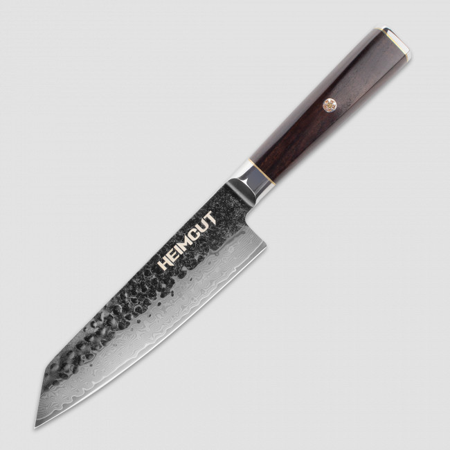 Нож кухонный Kiritsuke, 18 см, Black Damascus, HEIMCUT, Россия
