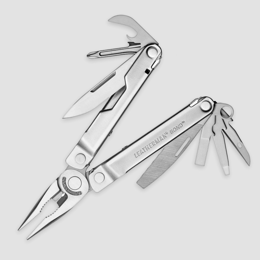 Мультитул Bond, 14 инструментов, цвет стальной, LEATHERMAN, США