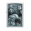 Зажигалка бензиновая Animal Kingdom Design Satin Chrome, ZIPPO, США_00824770067001234677.jpg