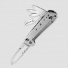 Мультитул Leatherman FREE K4X, 9 инструментов, материал: нержавеющая сталь, цвет: стальной, LEATHERMAN, США