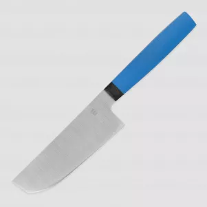 Нож кухонный накири для резки овощей NA110, 11,9 см, сталь N690, Blue, OWL KNIFE, Россия, 