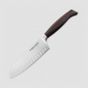 Нож Сантоку, 16 см, серия Ergo Line Smoked Oak, BERGER CUTLERY, Германия, BERGER CUTLERY (Германия)