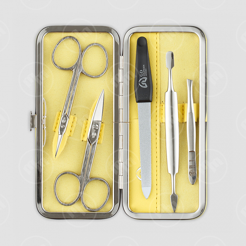 Набор маникюрный в футляре, 5 предметов, GD, Германия