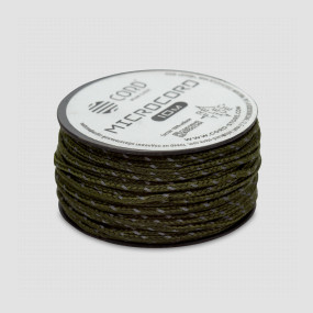 Микрокорд светоотражающий olive, 10м, серия Cord Micro, CORD, Россия, Микрокорд CORD