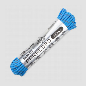 Паракорд 550 световозвращающий carolina blue, 10 м, серия Cord 550, CORD, Россия, Новинки