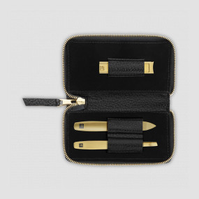 Набор маникюрный в кожаном футляре, чёрный, 3 предмета, Twinox Gold Edition, ZWILLING J.A. HENCKELS, Германия, ZWILLING J.A. HENCKELS (ГЕРМАНИЯ)
