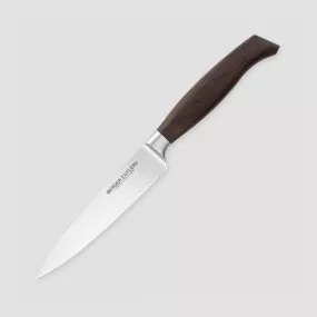 Нож универсальный, 16 см, серия Ergo Line Smoked Oak, BERGER CUTLERY, Германия, Ergo Smoked oak BERGER CUTLERY